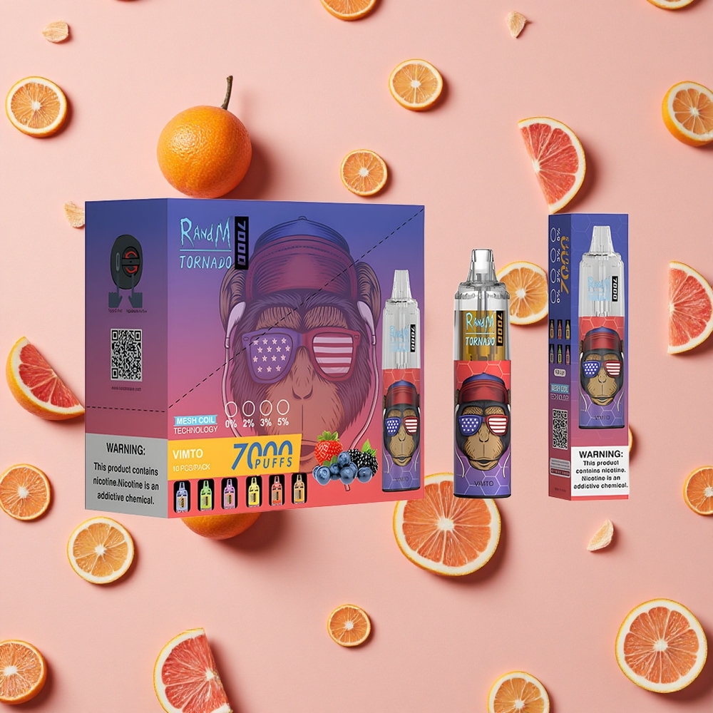 RandM Fumot Tornado 7000 Bouffées Vape Jetable Vimto