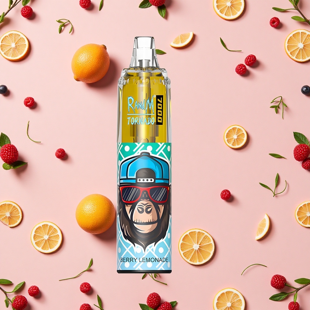 RandM Fumot Tornado 7000 Puffs Vape Jetable Citronade Fruitée (14 ML)