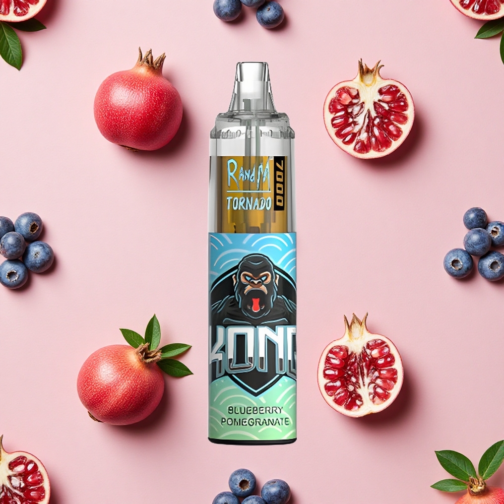 RandM Fumot Tornado 7000 Puffs Vape Jetable Myrtille Grenade
