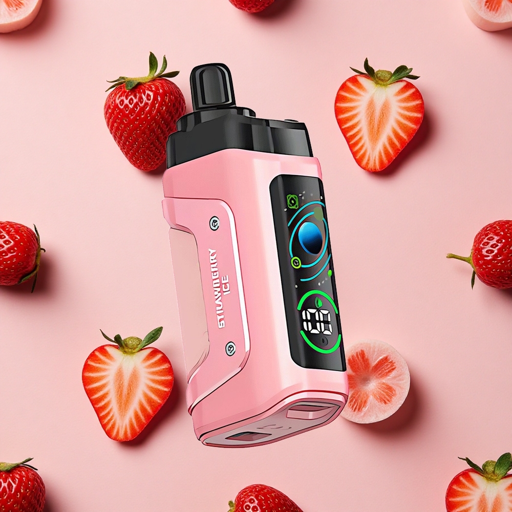Razz Bar 45000 Bouffées Vape Jetable Fraise Glacée