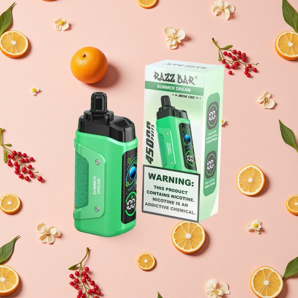 Razz Bar 45000 Bouffées Vape Jetable Rêve d\'Été