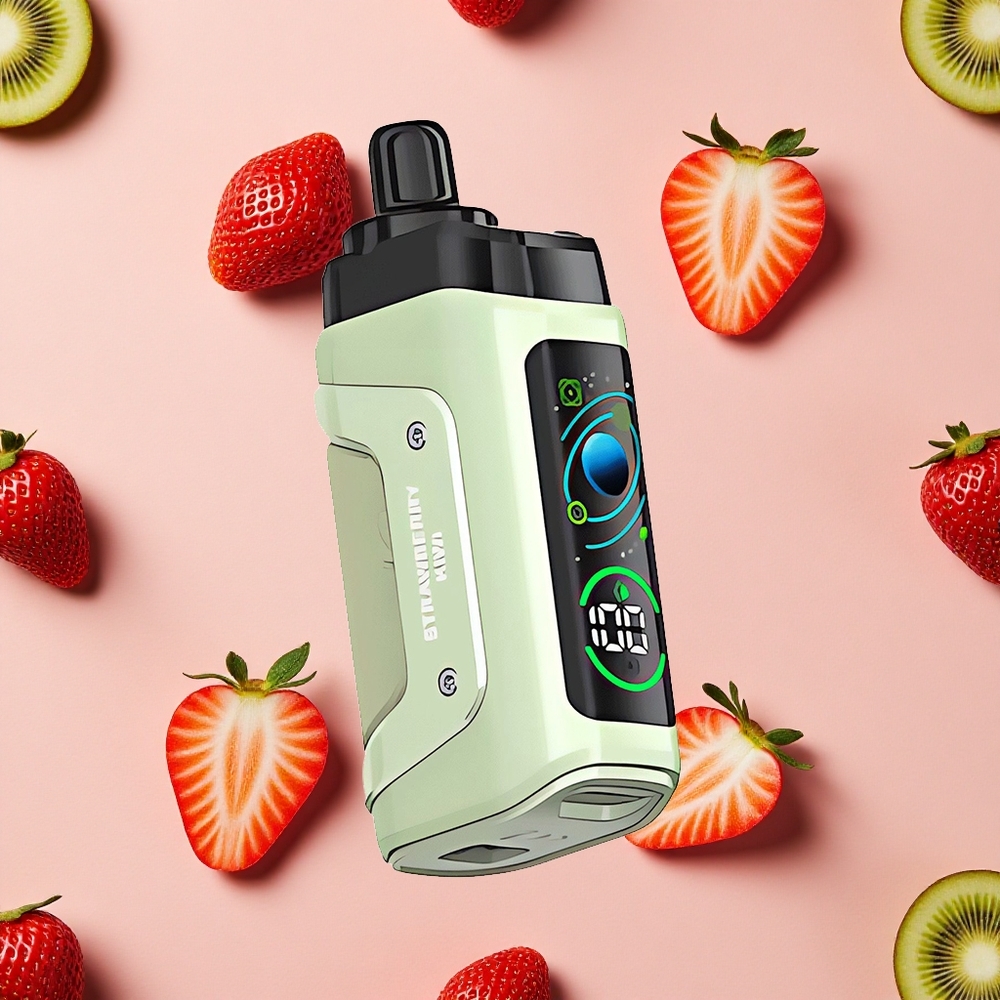 Razz Bar 45000 Puffs Vape Jetable Fraise Kiwi avec Bobine Mesh 1.0 Ohm