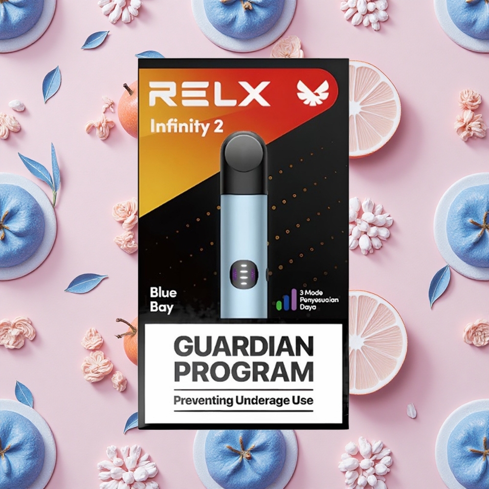 RELX Infinity 2 Bleu - 1,9 ml - Finition Métallique