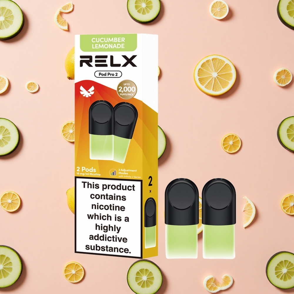 RELX Pod Pro 2 Boisson-Concombre Citronnade 1,9ml 600 bouffées