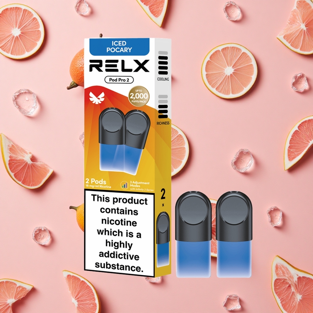 RELX Pod Pro 2 Boisson Glacée Pocary - 1,9ml / 600 bouffées