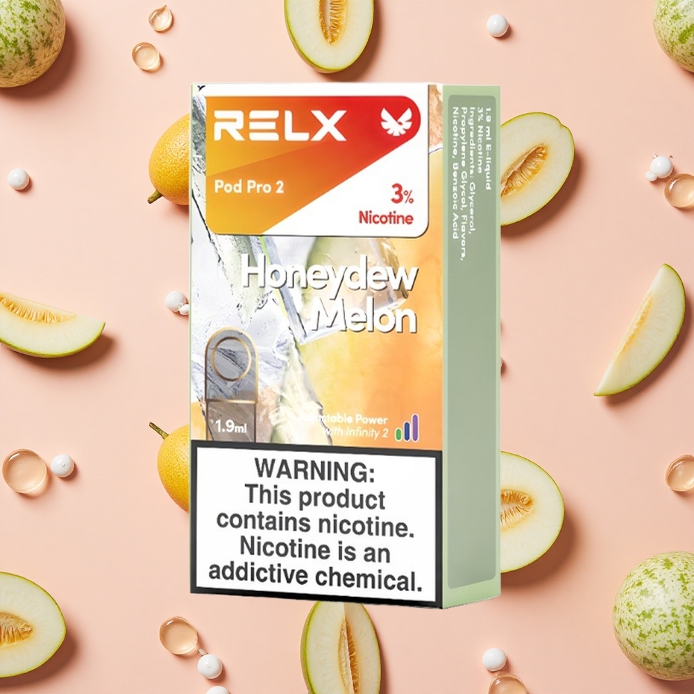 RELX Pod Pro 2 Melon Miel Nicotine 3% 600 Puffs