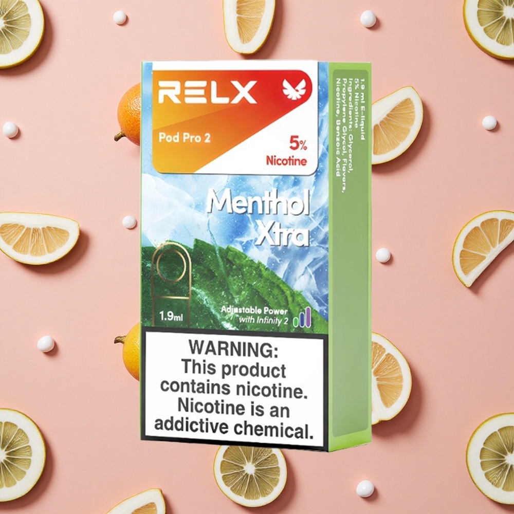 RELX Pod Pro 2 Menthe Xtra - 5% Nicotine & 1,9ml Capacité