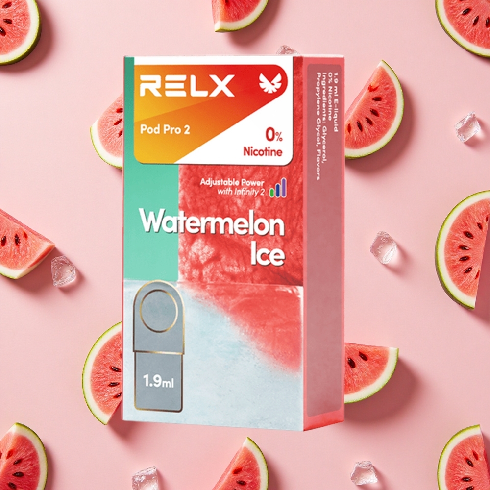RELX Pod Pro 2 Pastèque Glacée 0% Nicotine 600 Puffs