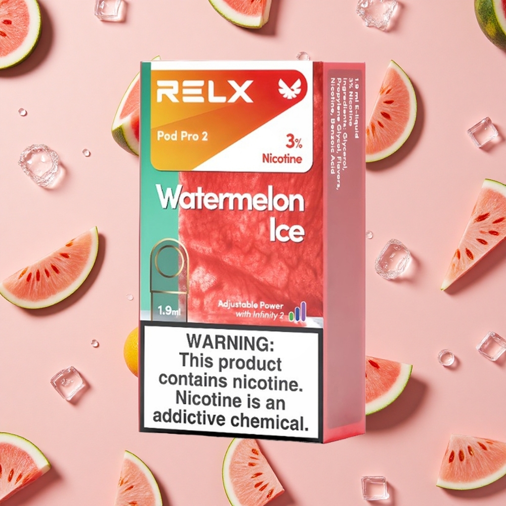 RELX Pod Pro 2 Pastèque Glacée – 600 Puffs / 1,9ml